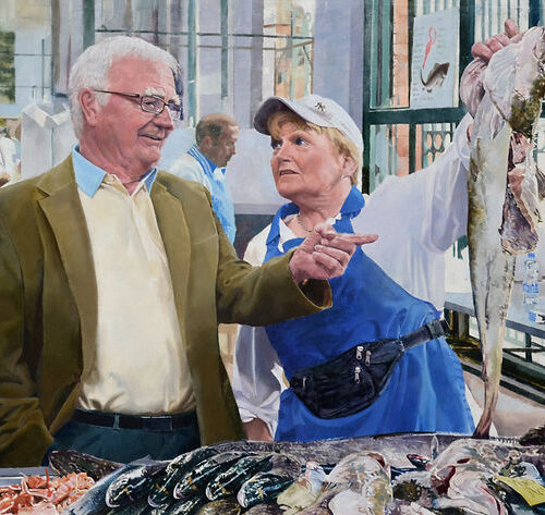 St George’s Fish Market, Belfast Oil 71 x 48 cms